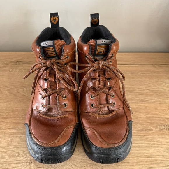 Ariat Terrain Women’s 7.5B Hiking Boots Brown Leather Trail Outdoor Style 70080 - Picture 3 of 9